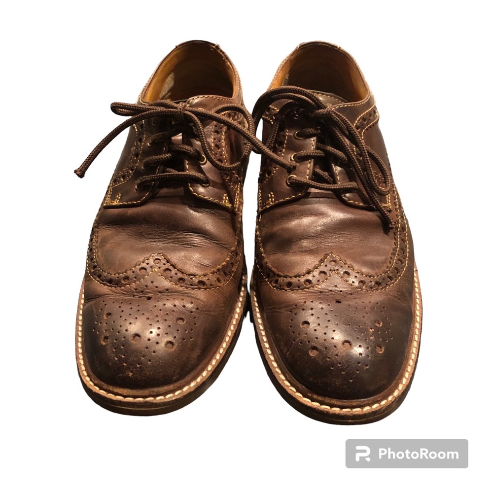 Men’s SPERRY Gold Cup Brown Leather Wingtip Shoes